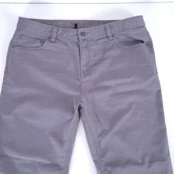 Prana Mens Bridger Gray Slim Fit Jeans Size 40x30 - Picture 2 of 11